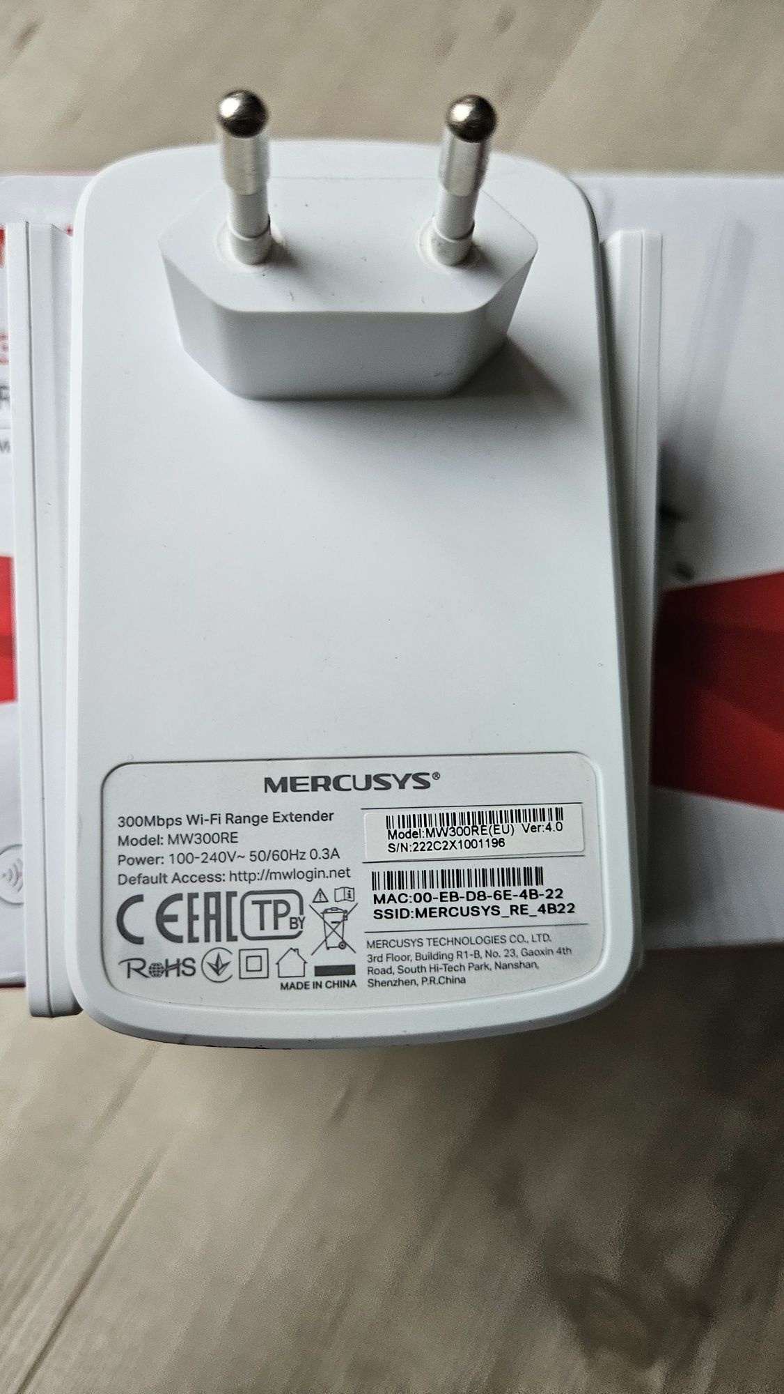 Wzmacniacz sieciowy Mercusys