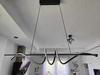 Lampa LED sufitowa do salonu