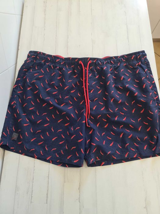 Conjunto Calções de Praia Banho 2XL M&S Marks & Spencer e Adidas XXL