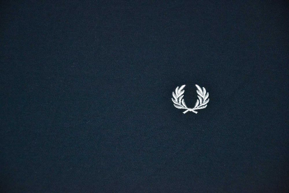 FRED PERRY Koszulka Męska długi rękaw XXL Bawełna Jak Nowa T shirt