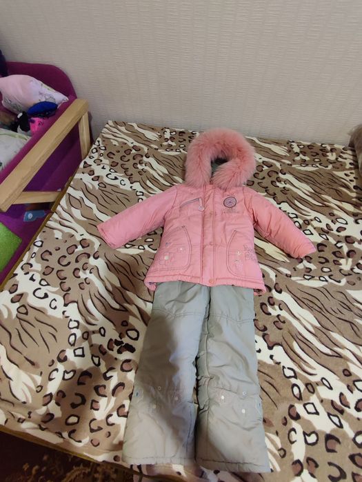 Зимовий комбінезон Danilo для дівчинки 4-5 років, зріст 104-110