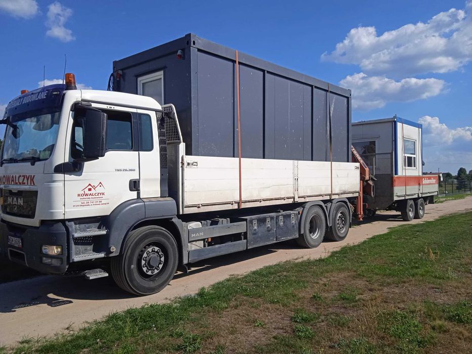 Transport kontenerów, usługi transportowe, transport HDS