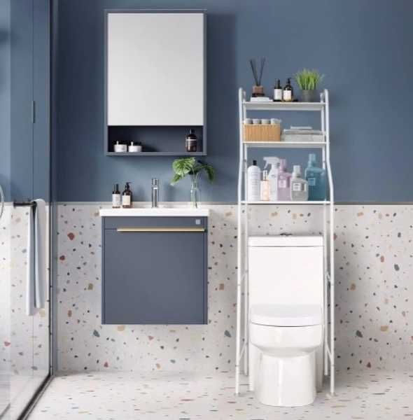 Regał łazienkowy, półka, szafka, stojak nad wc, szafa, organizer