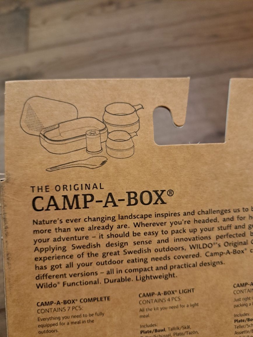 Набір посуду Wildo Camp A Box Complete, оригінал Швеція