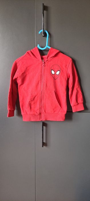 Czerwona bluza z motywem spiderman - Sinsay - rozmiar 104