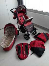 wózek dziecięcy Coneco 3w1 gondola + spacerówka + nosidełko