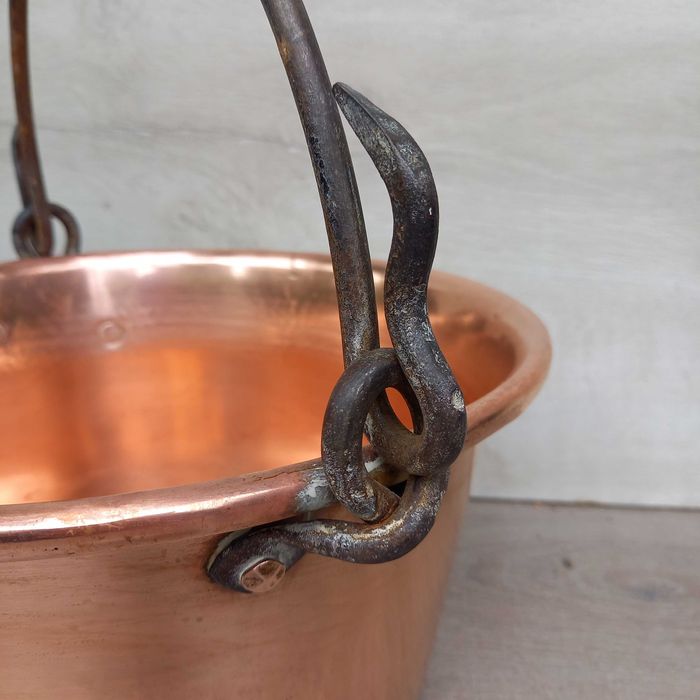 Miedziany kocioł miedziany kociołek poj. 7 litrów - miedziana kolekcja