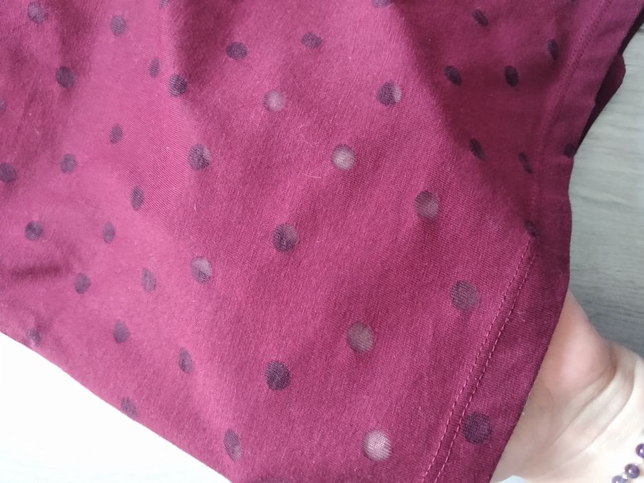 Bluzka T-shirt z kołnierzykiem a'la Wednesday Addams goth alternatywka