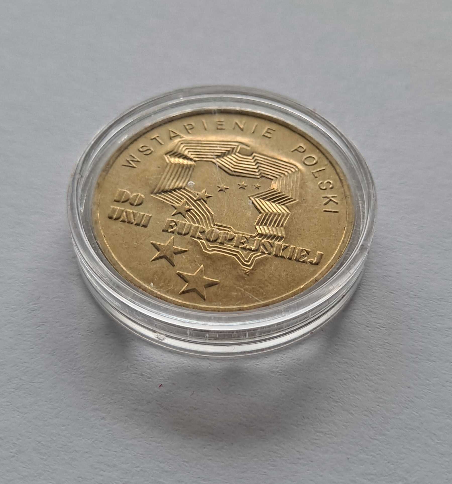 Moneta 2 zł Wstąpienie Polski do Unii Europejskiej 2004
