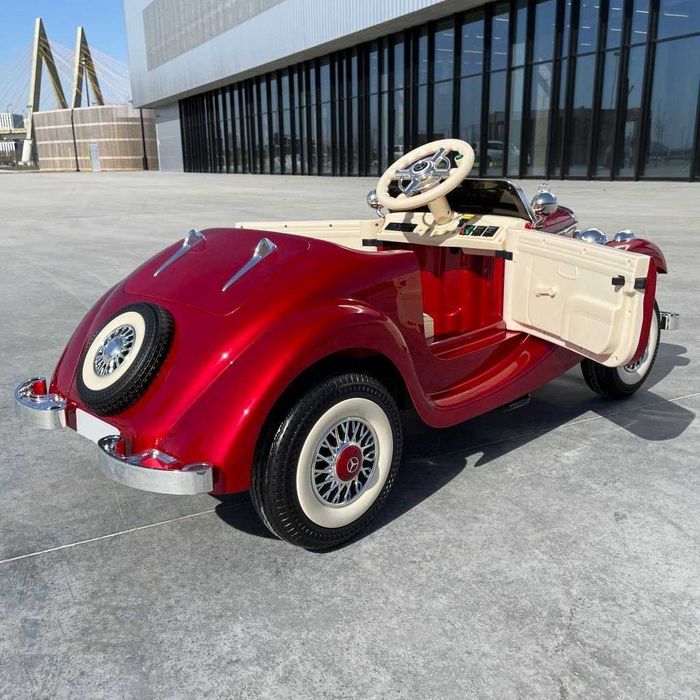 Mercedes Retro 4x4 Auto AKUMULATOR MOTOR Elektryczny Samochód 2 DZIECI