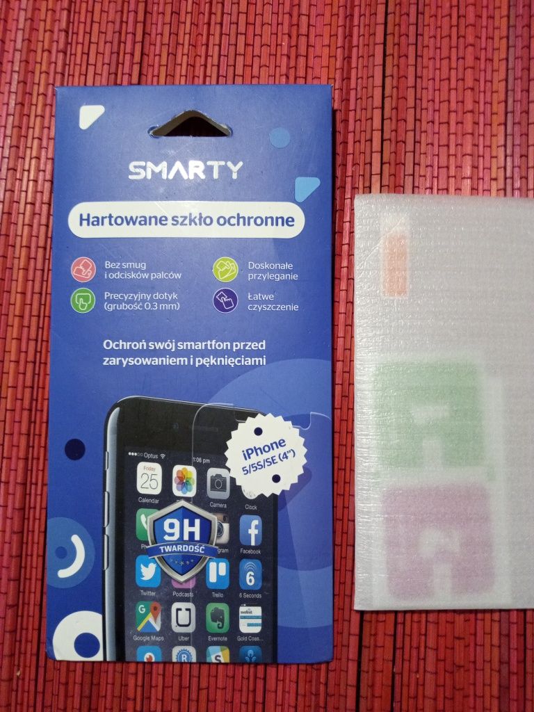 Hartowane szkło ochronne iPhon5/5S/SE (4")