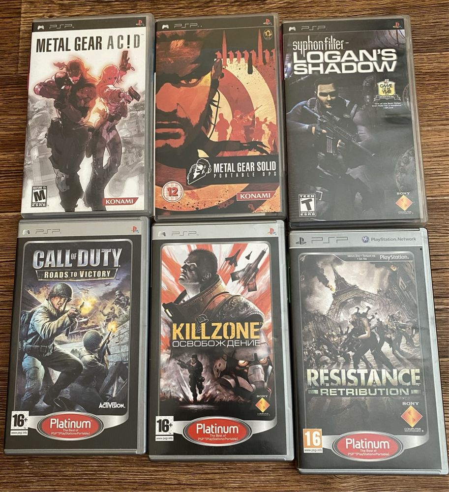 Ігри Sony PSP: Metal Gear Solid, Gran Turismo, Killzone, Resistance
