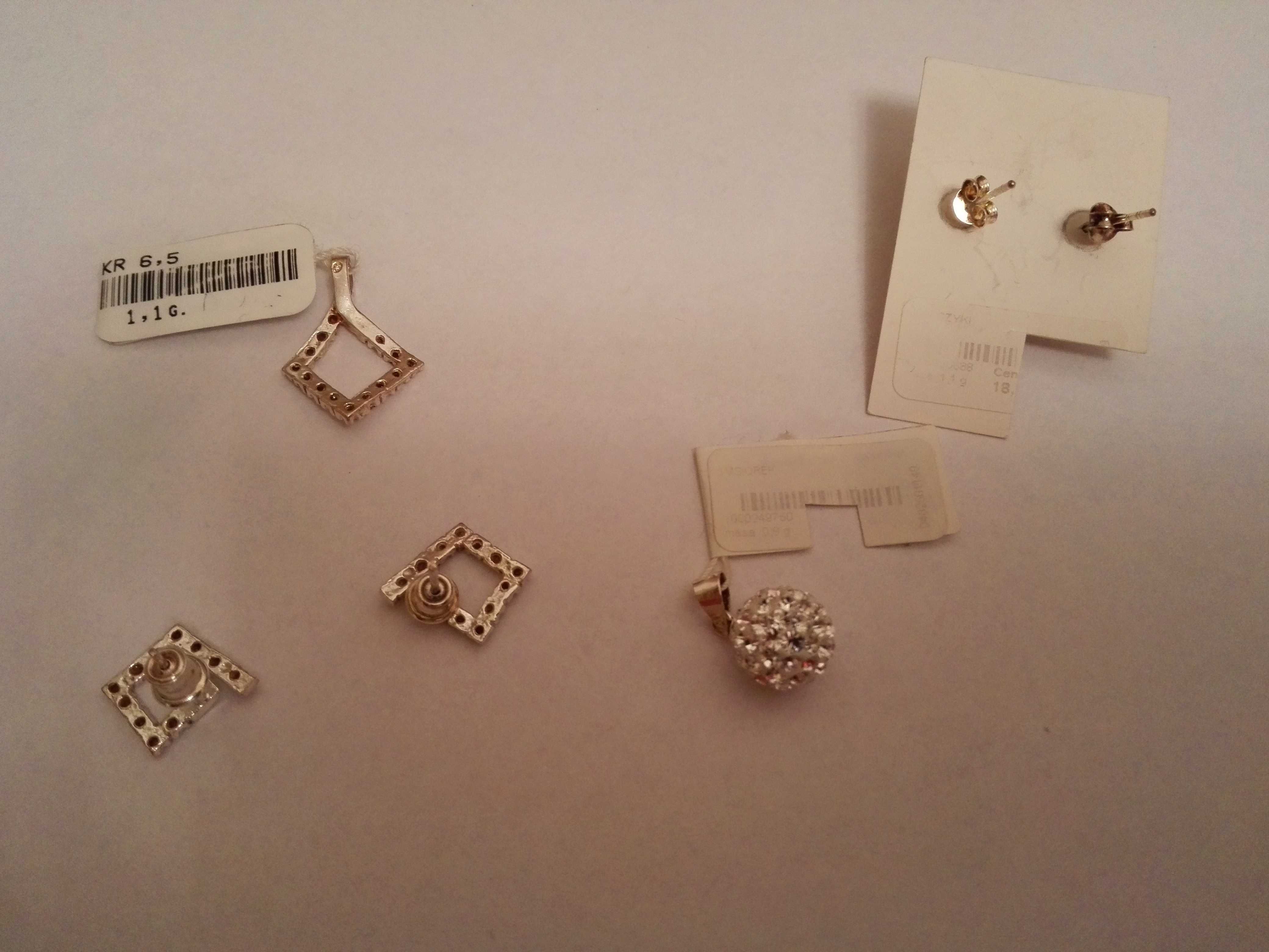 Biżuteria srebrna pakiet- możliwość wysyłki