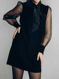 Чорна міні сукня ZARA XS