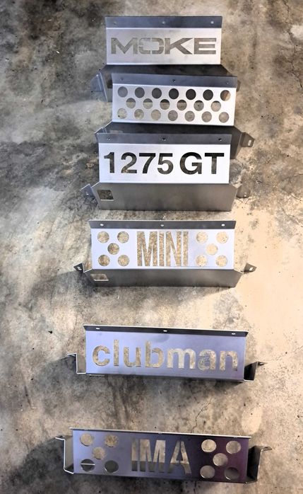 Proteção do carter em inox personalizada para Mini Clássico