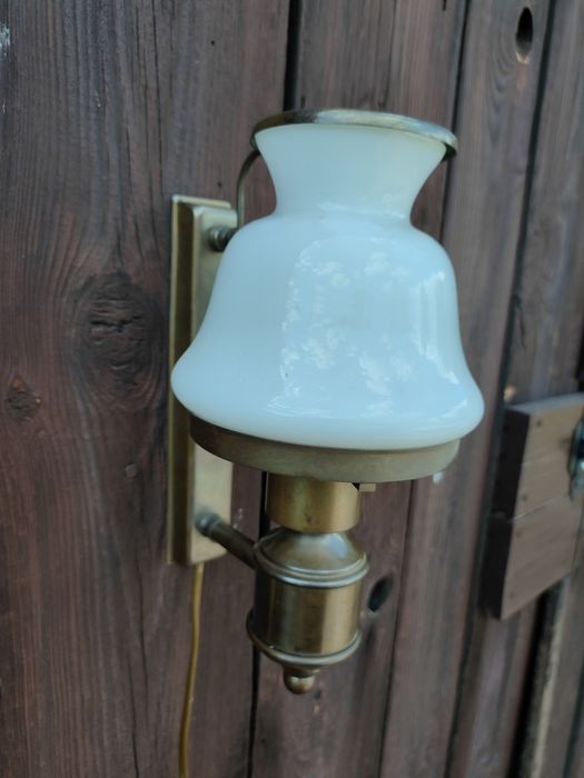 Lampy mosiężne kinkiety 2szt.