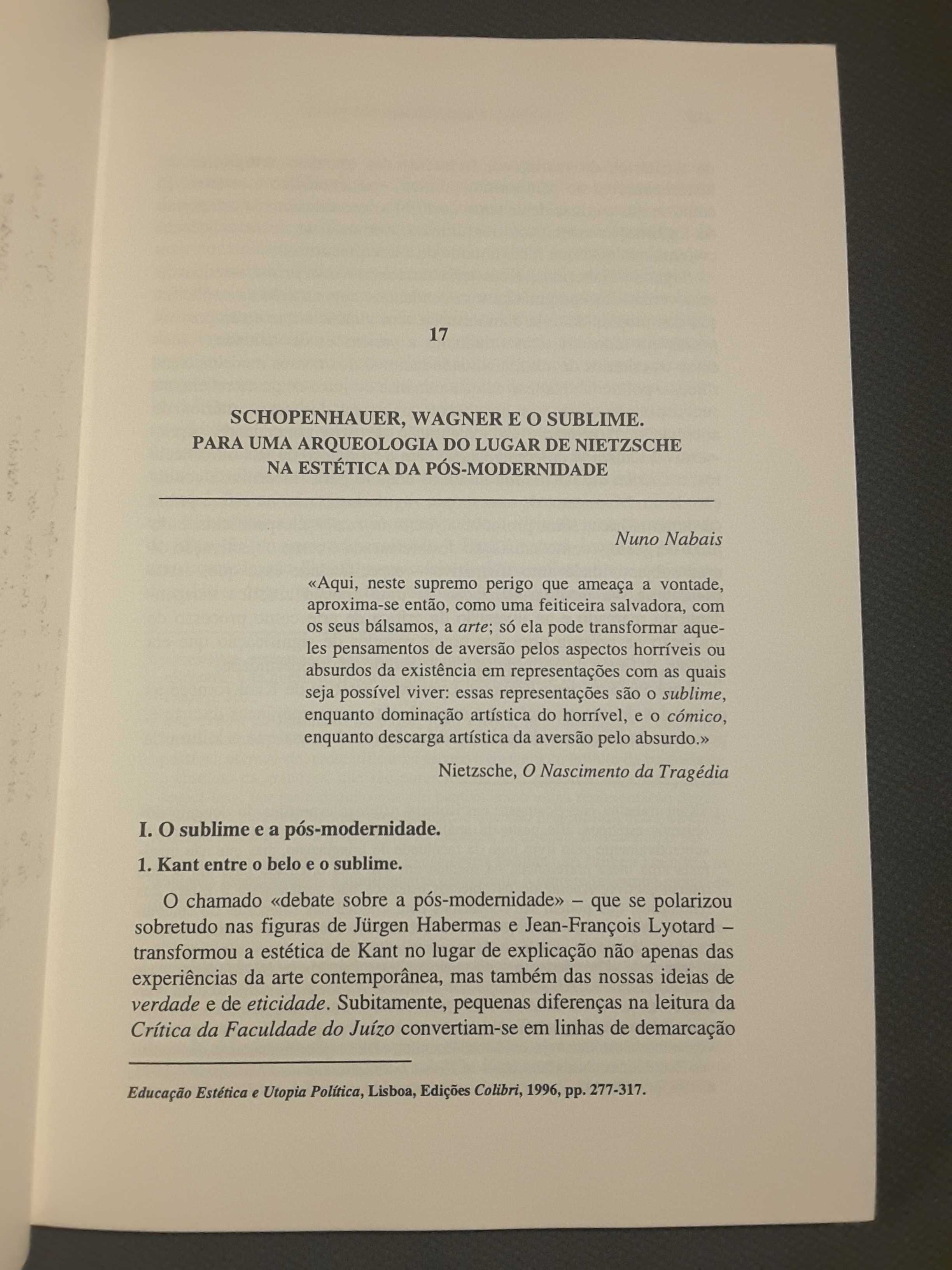 Hegel/ Max Weber/ Schopenhauer, Wagner/ Roland Barthes