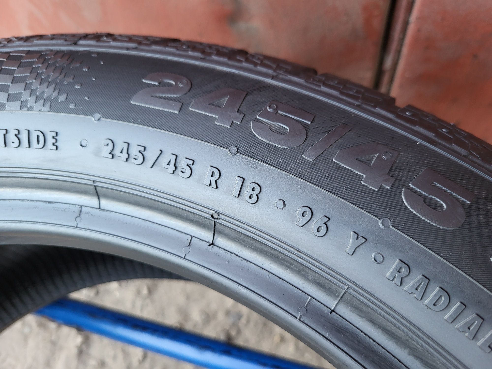 245/45/18 R18 Continental ContiSportContact 3 SSR 4шт літо шини