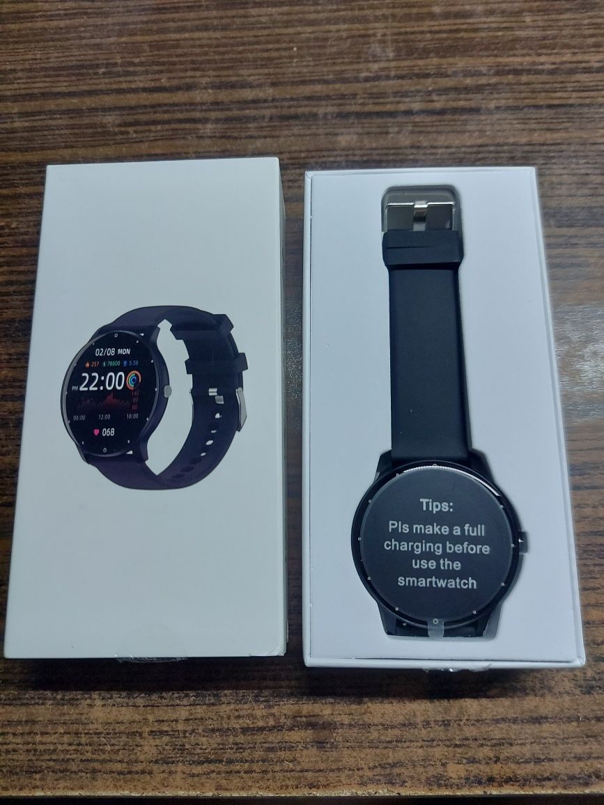 Zegarek smartwatch nowy czarny dużo funkcji