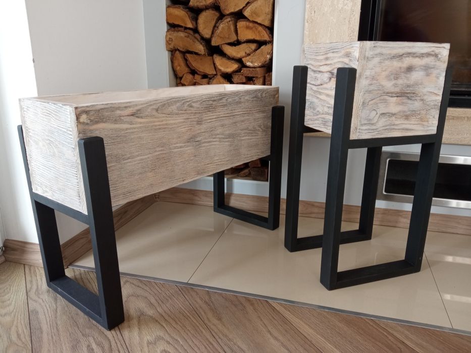 Nowe donice drewniane hand made