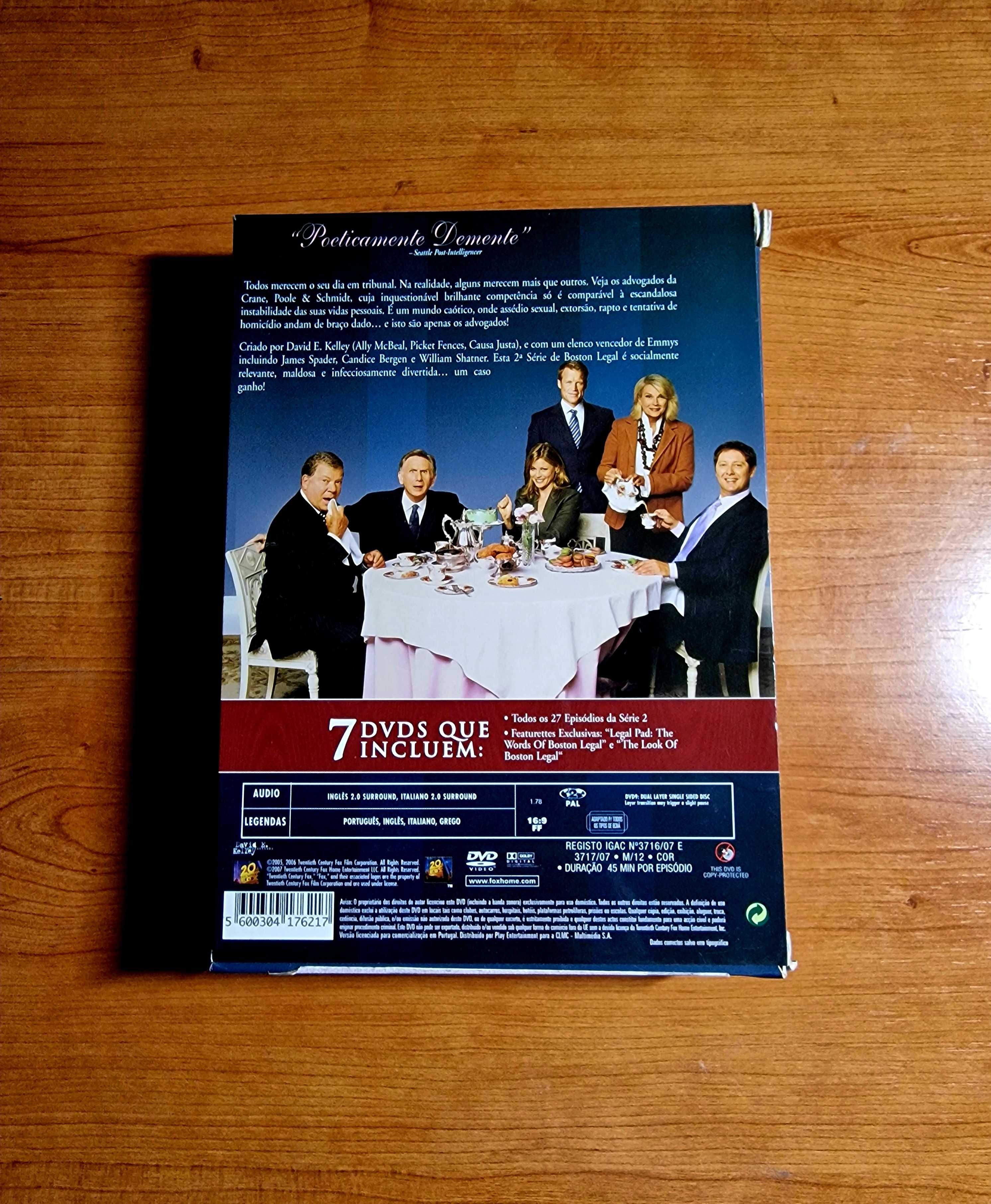 Série BOSTON LEGAL Temporada 2 - 27 Episódios em 7dvds/Edição nacional