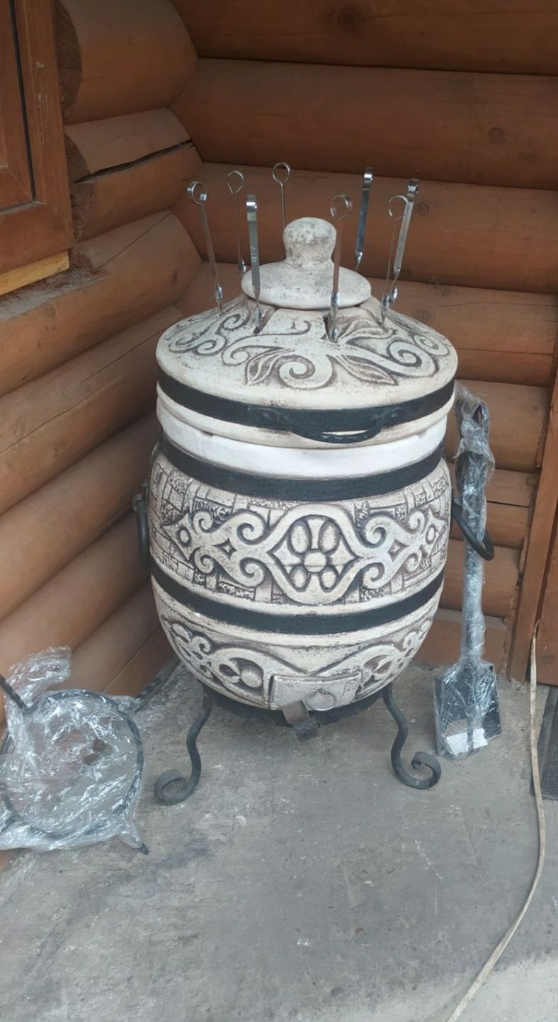 Тандир з двохсекційною сіткою та аксесуарами  в Івано-Франківську