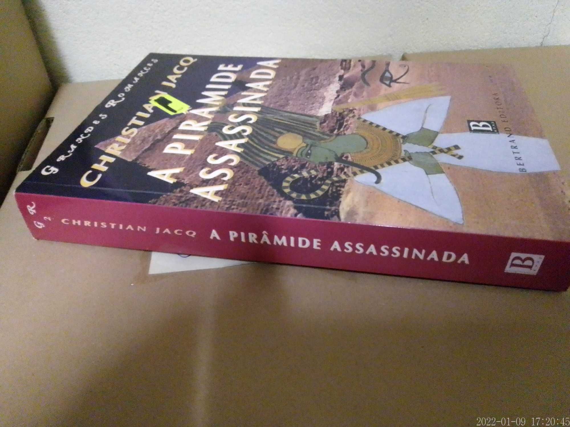 LIVRO A Pirâmide Assassinada de Christian Jacq ENTREGA JÁ Jacques