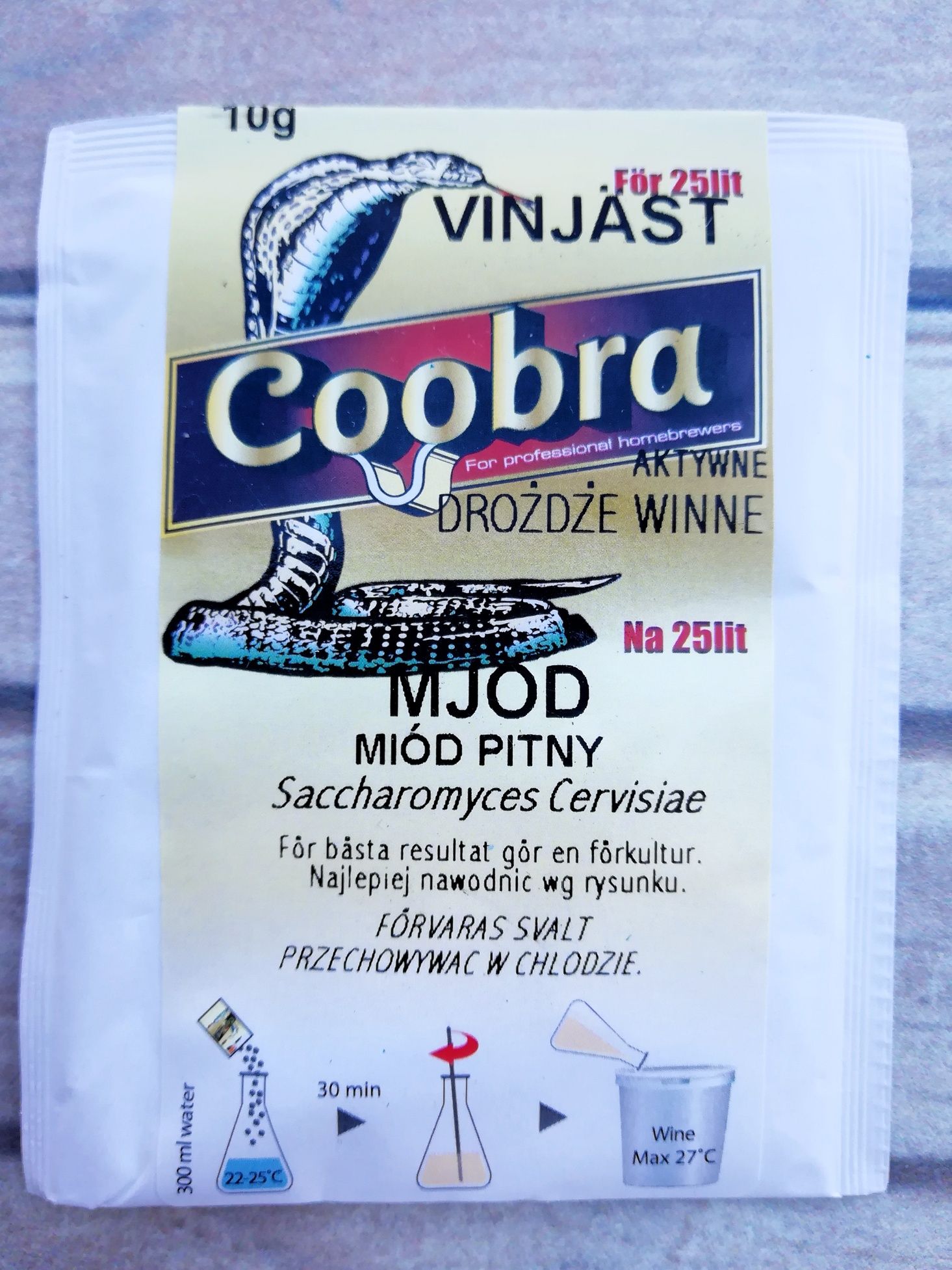 Дрожжи для меда Coobra Mjоd