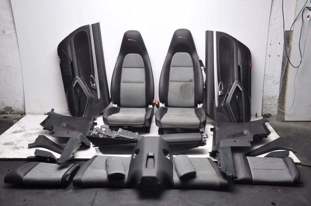 PORSCHE 911 991 50th PRZEKŁADKA WNĘTRZA FOTELE