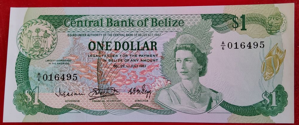BELIZE 1 DOLLAR 1983/ UNC