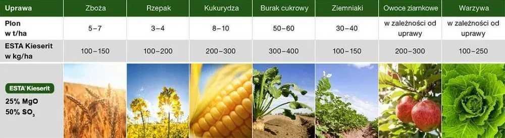 Kizeryt 25%MgO-50%SO3 BB 600kg Kieserit Esta , cena brutto