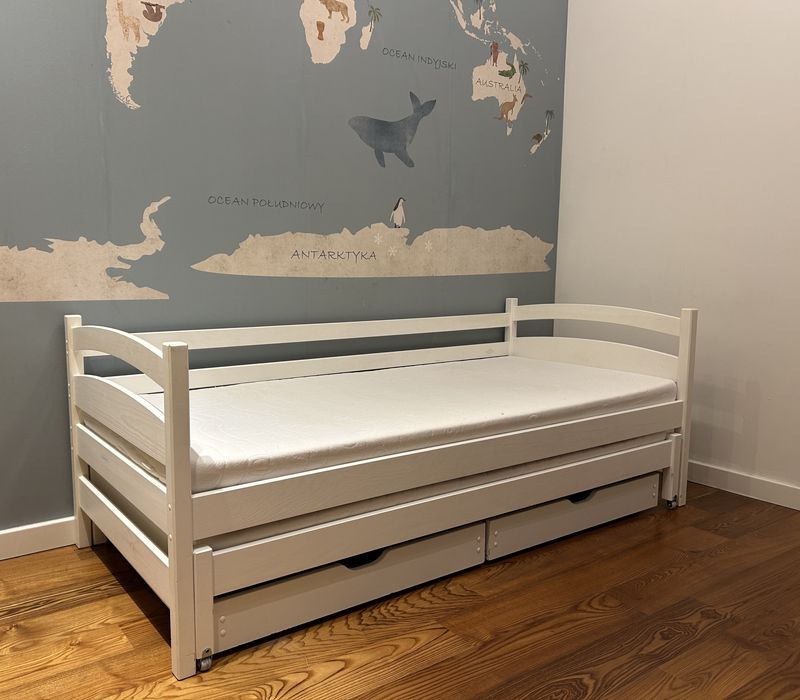 Łóżko podwojne wysuwane Lano meble