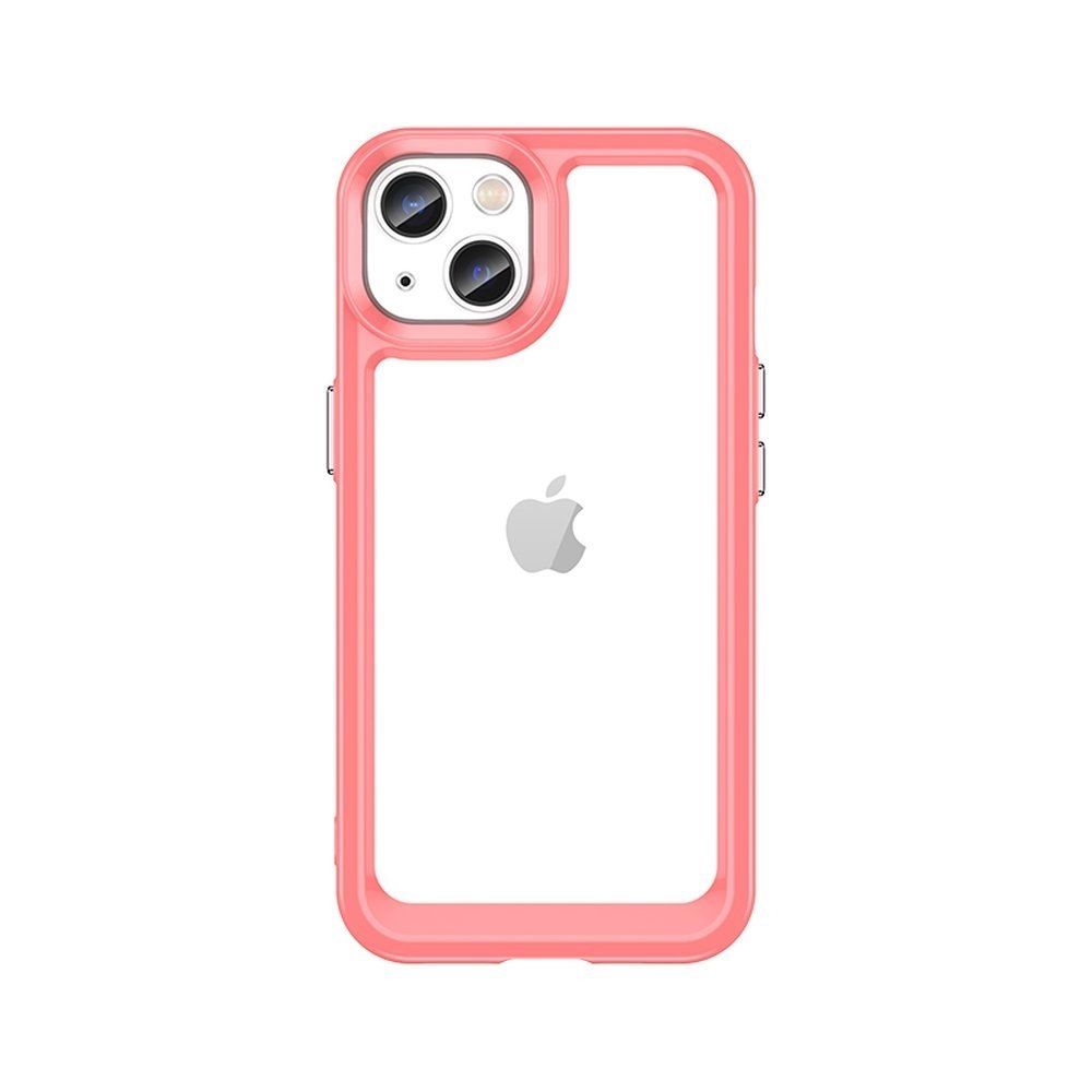 Etui Pokrowiec Z Żelową Ramką Do Iphone 13 Czerwony