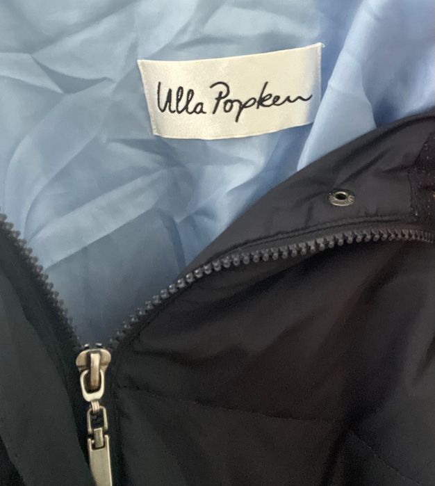 Kurtka wiosenna parka pikowana granatowa na zamek przejściowa 48/50