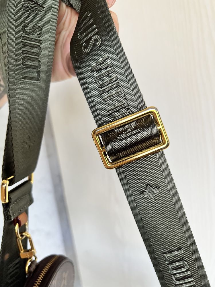 Сумка через плече Louis Vuitton Khaki Monogram Multi Pochette оригинал