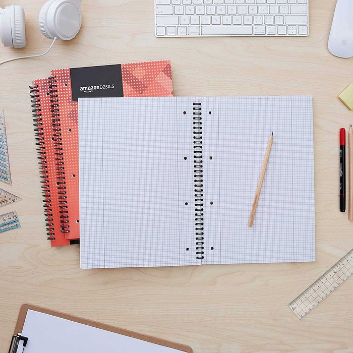 5x Zeszyt w kratkę szkolny A4/80k brulion notes perforacja segregator