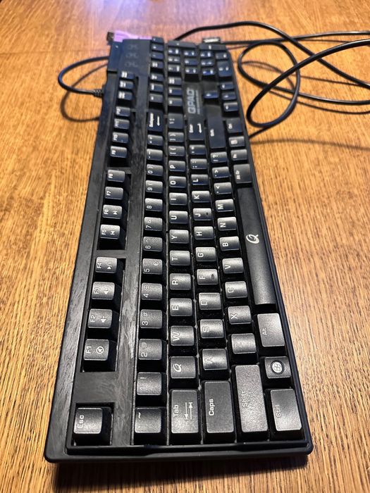 QPAD MK-50 gamingowa klawiatura mechaniczna Cherry MX RED