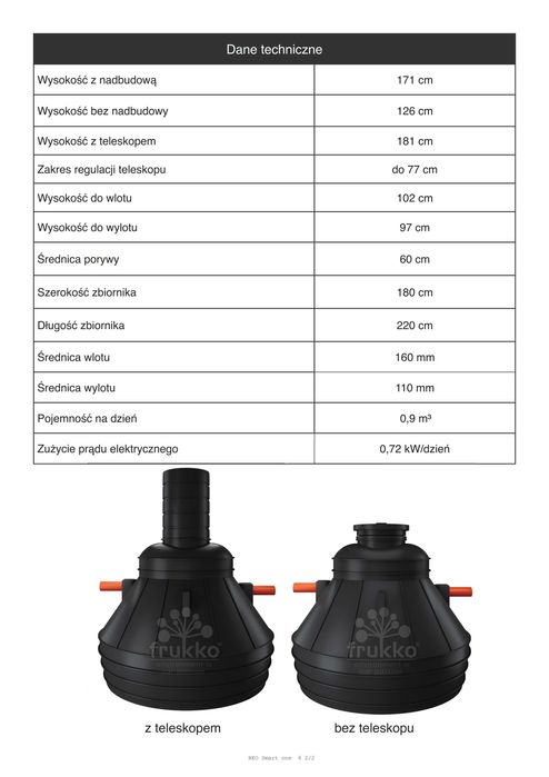 Oczyszczalnia biologiczna Frukko NEO Simple 6