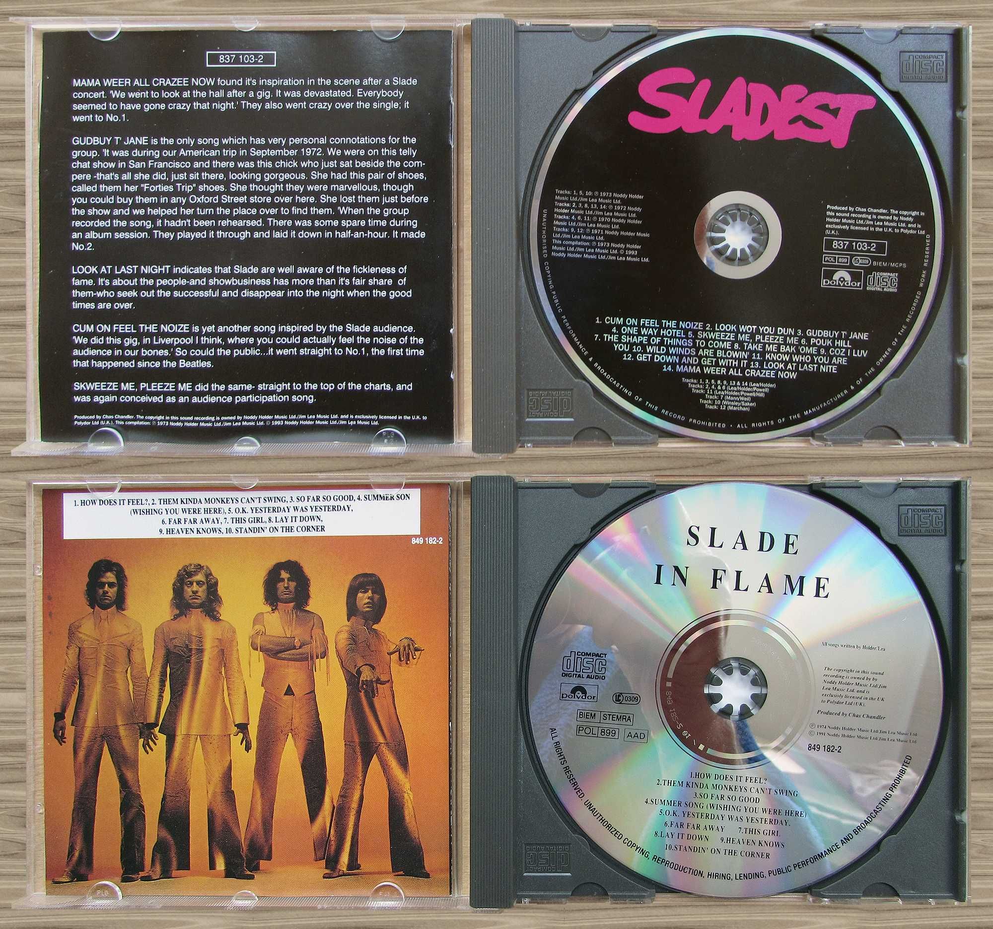 CD SLADE Slayed? / Old New Borrowed / Sladest /74/ 81 / 83 / 85