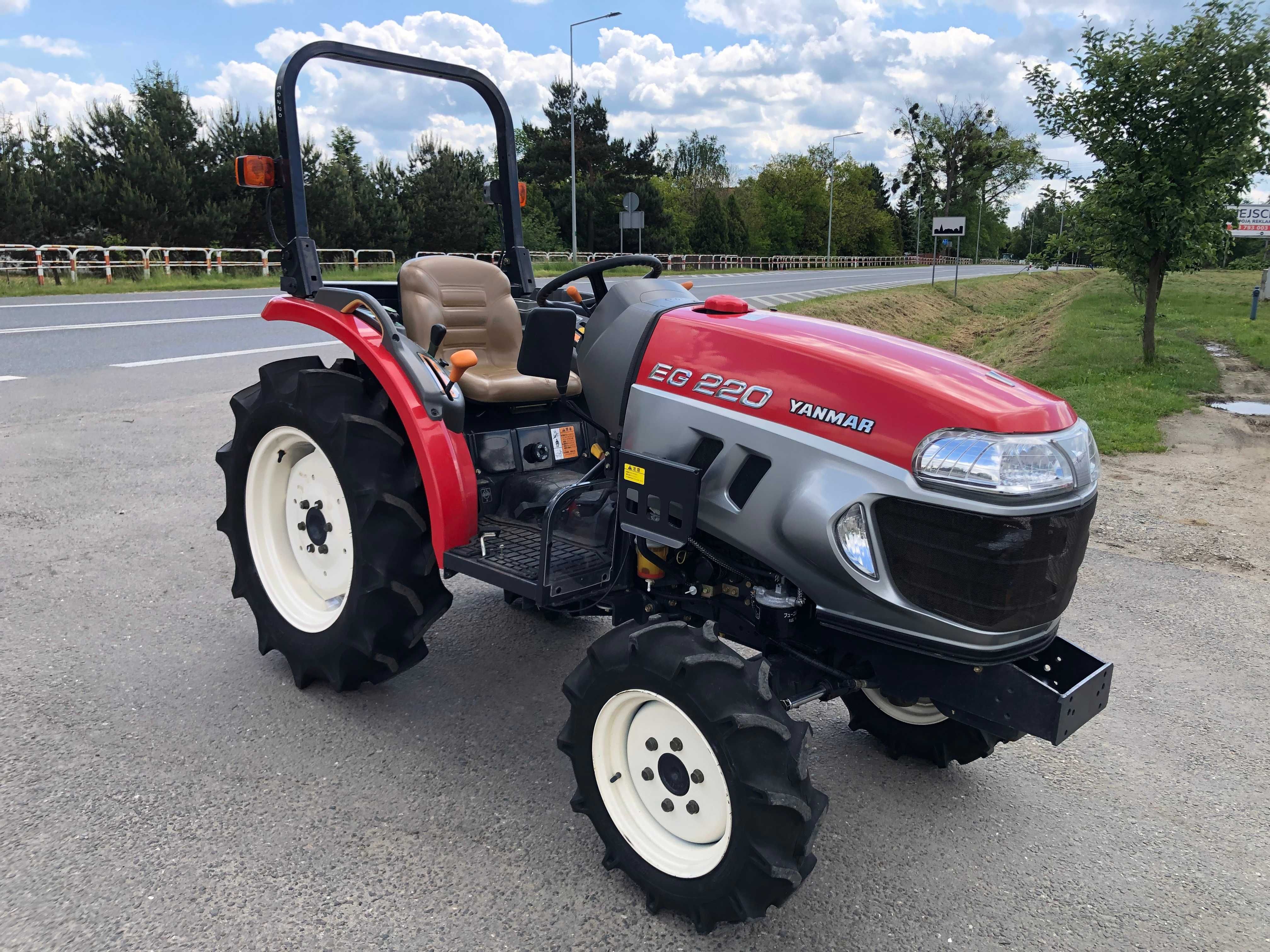 Traktorek Yanmar EG220, 22KM 4x4 wspomaganie 392 mth 2007 r