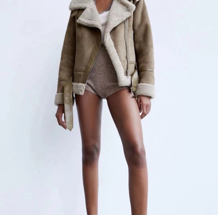 Дублянка Zara  Original дубленка Зара