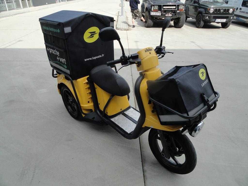 Ligier Pulse 3 skuter elektryczny. Poczta, Glovo itd