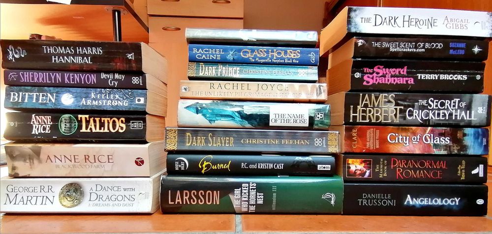 Livro Livros em Inglês fantasia, crime, vampiros