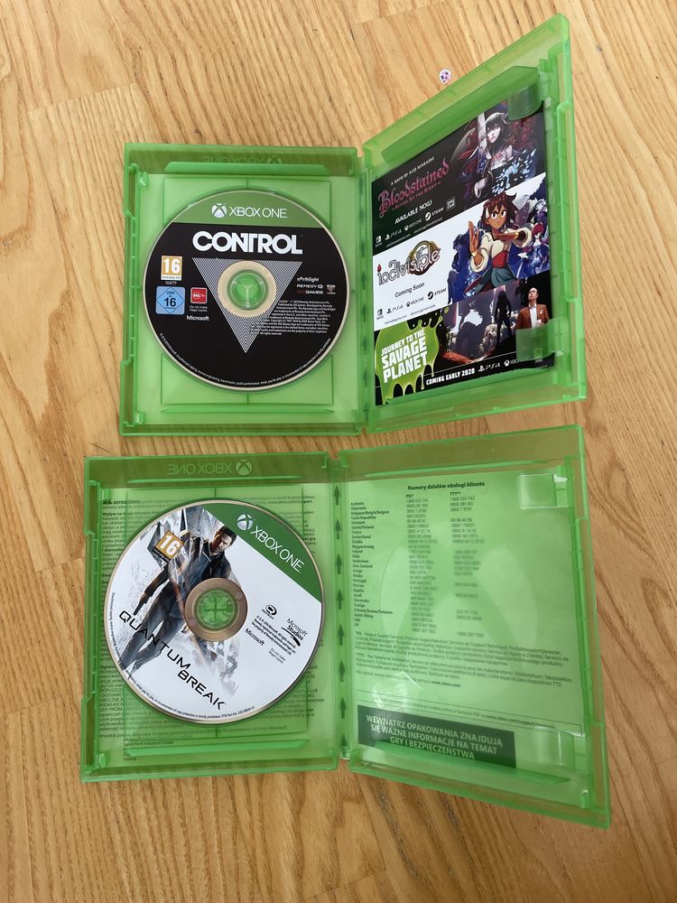 Control + Quantum Break Xbox One Xone