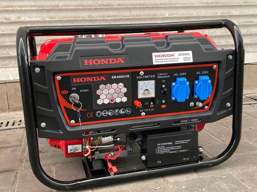 Бензиновый генератор Hond EM6500CXS однофазный Хонда