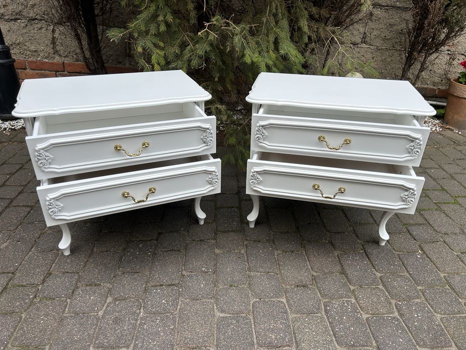 Stoliki Nocne Ludwikowskie Ludwik Szafki Nocne Komoda Po Renowacji