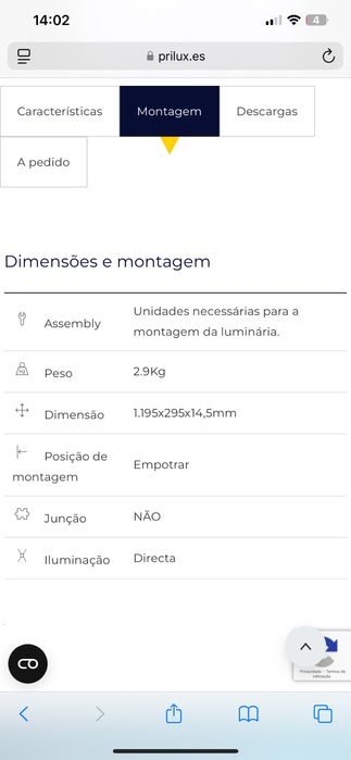 2 Lampadas - DIANE TECH SWITCH 30X120 35W