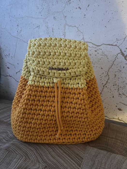 Plecak cytrusowy handmade