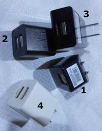 Двойное мощное зарядное устройство на 2 порта USB зарядка несколько