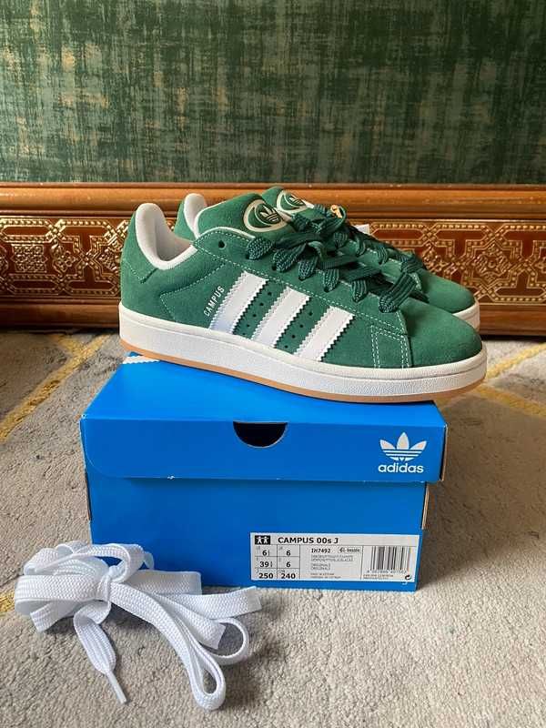 adidas Campus 00s Dark Green Cloud White 39 Oryginalny nowy